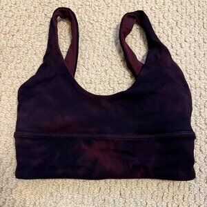 lululemon reversible sports bra, size 2